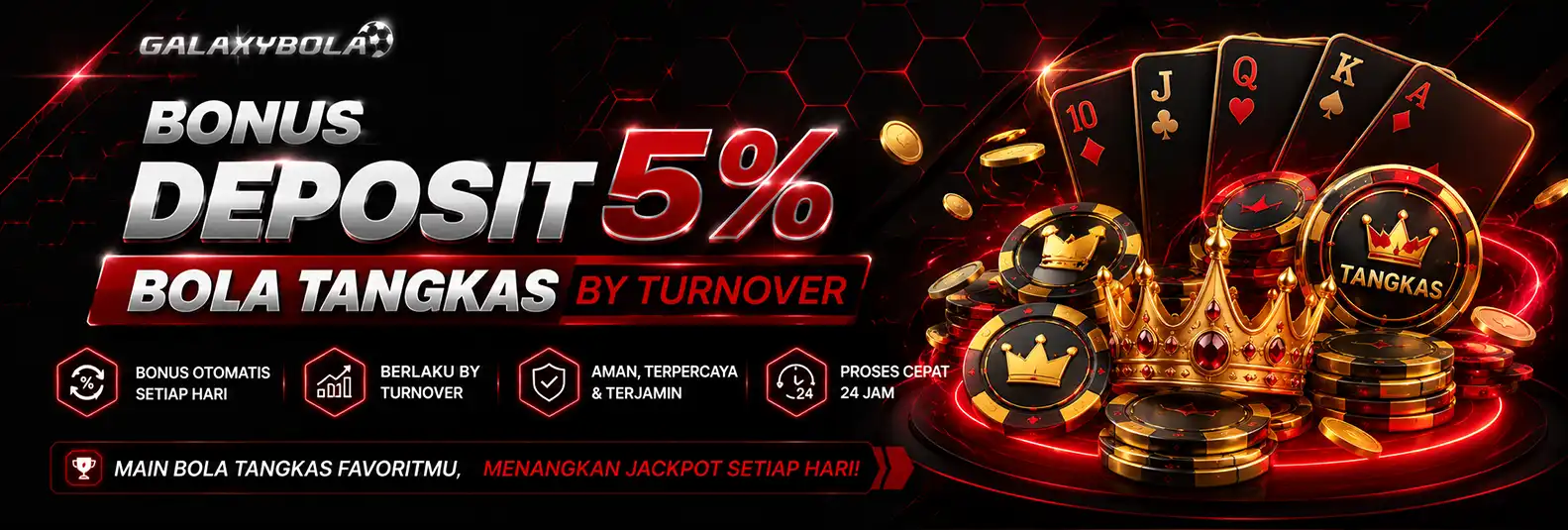 BONUS DEPOSIT 5% BOLA TANGKAS BY TURNOVER