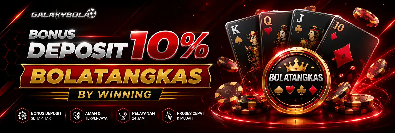 BONUS DEPOSIT 10% BOLATANGKAS BY WINNING