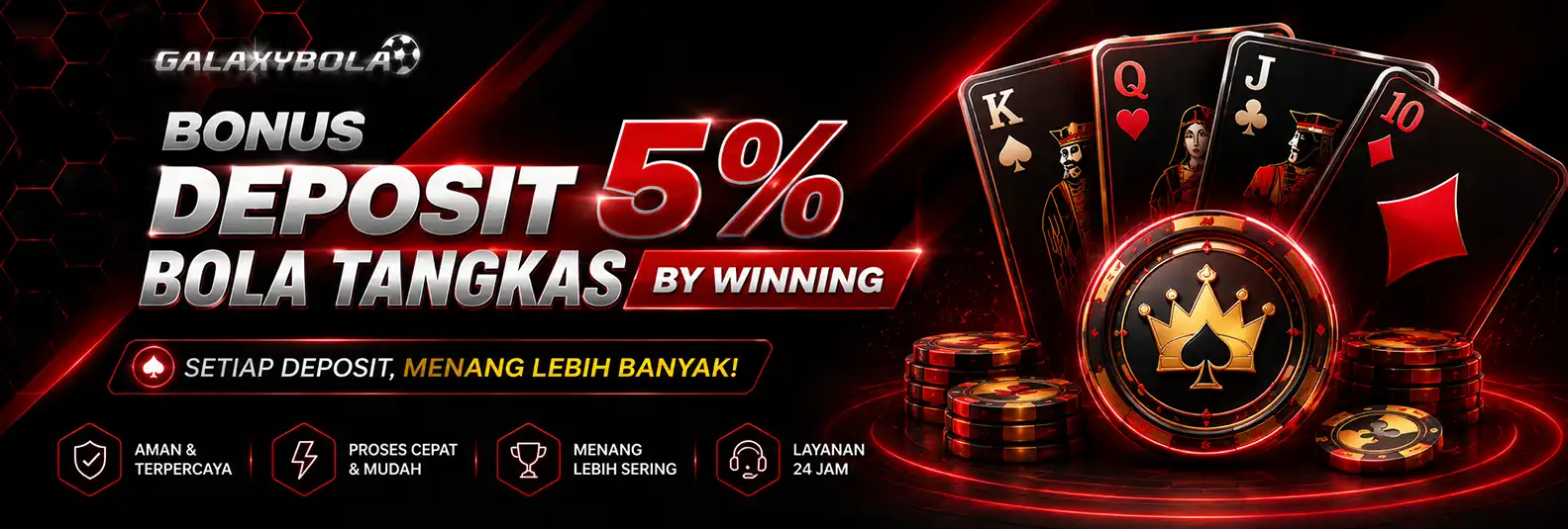 BONUS DEPOSIT 5 % BOLA TANGKAS BY WINNING